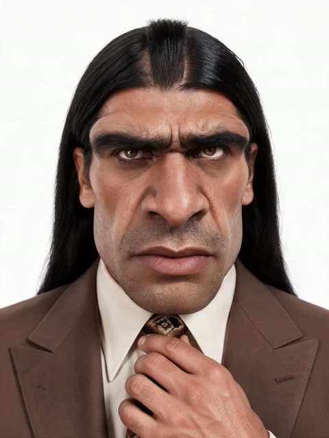 Example AI character look